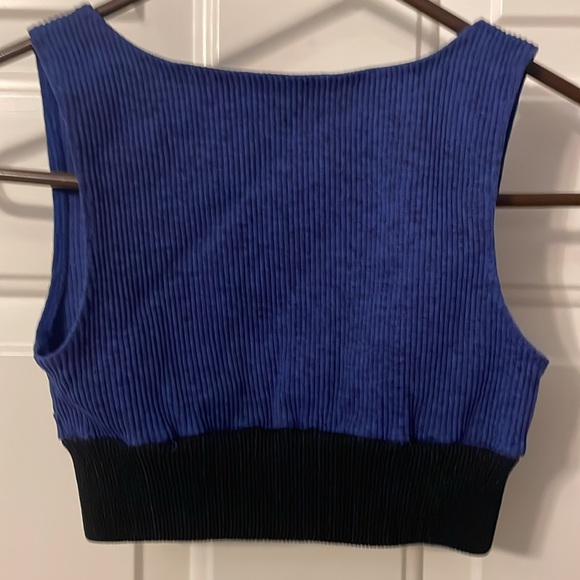Free People Movememt/Sport bra/Blue&black/L/worn 1x - Picture 4 of 4